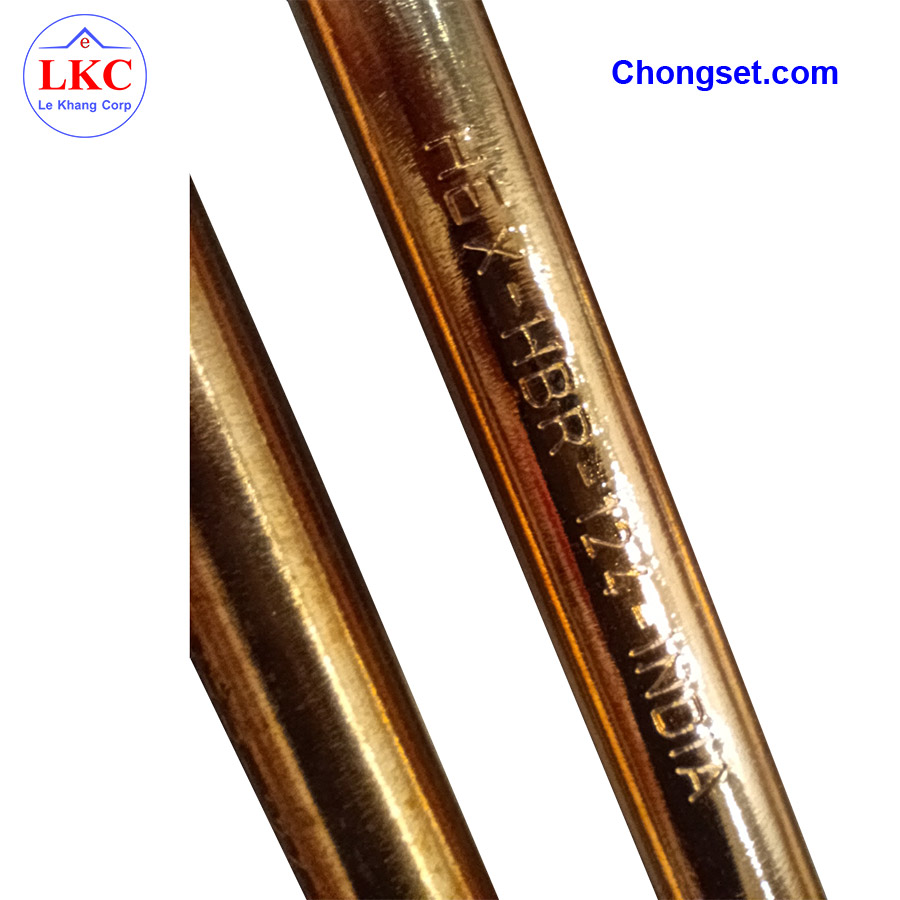 Cọc tiếp địa phi 14.2mm dài 2.4 mét HEX HBR 124