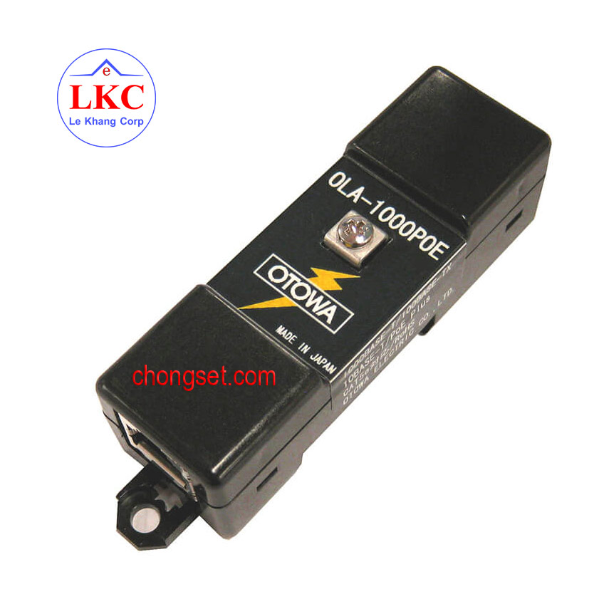 Otowa OLA-1000POE thiết bị chống sét lan truyền tín hiệu mạng LAN, Camera